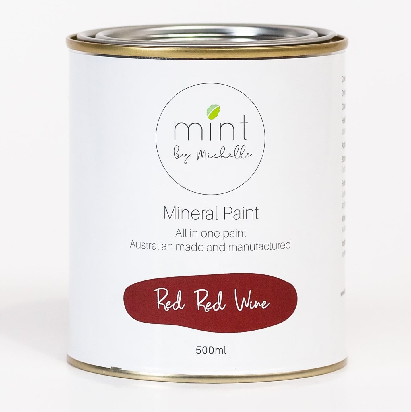 Red Red Wine Mint Mineral Paint 500ml