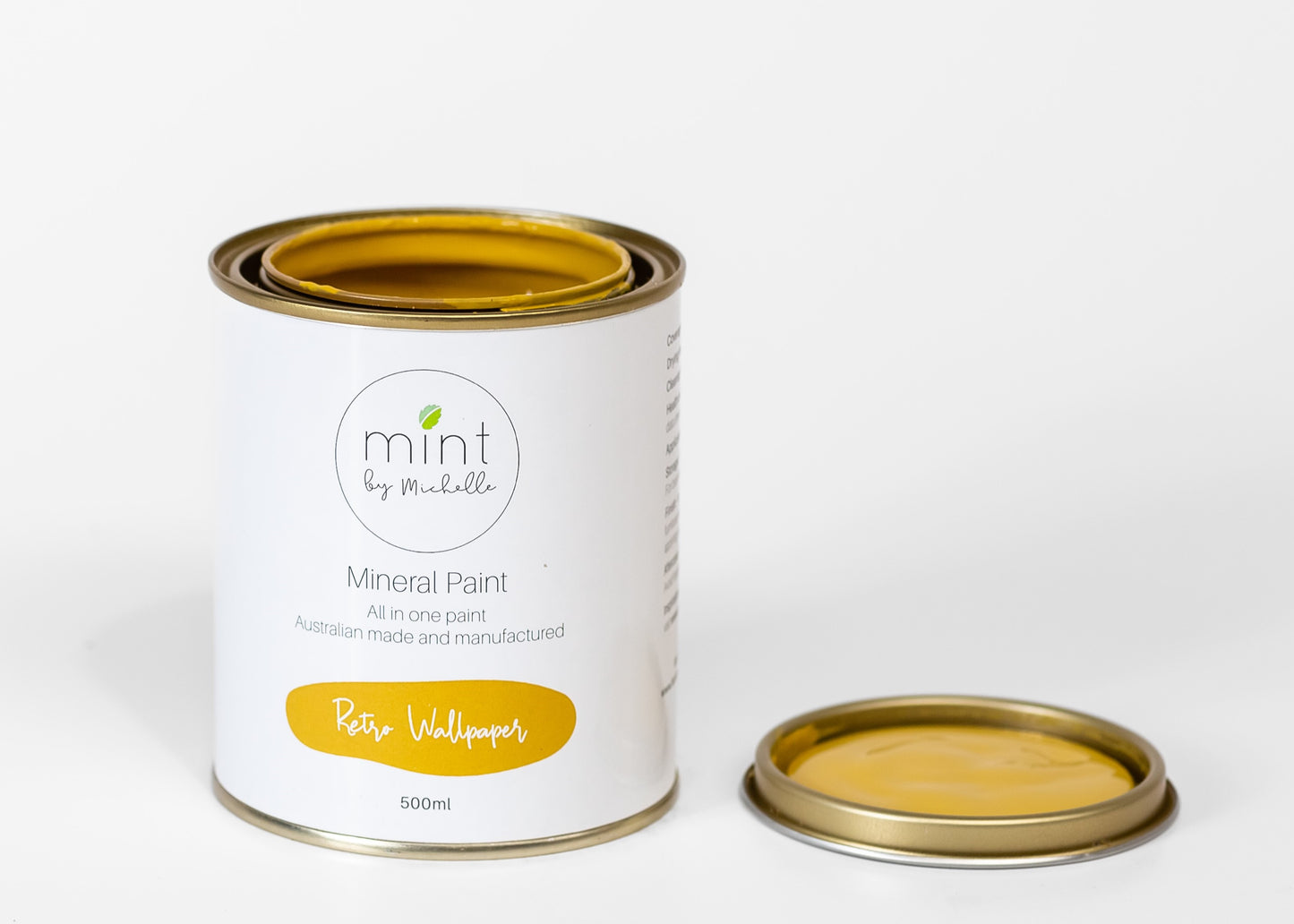 Retro Wallpaper Mint Mineral Paint 500ml