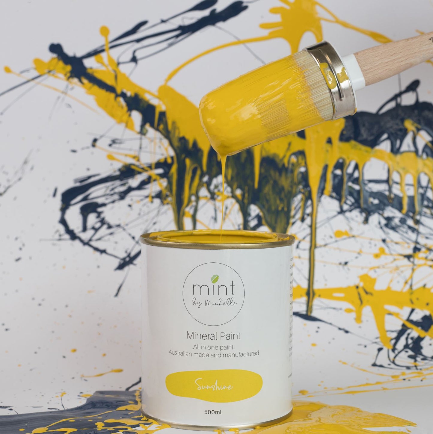 Retro Wallpaper Mint Mineral Paint 500ml