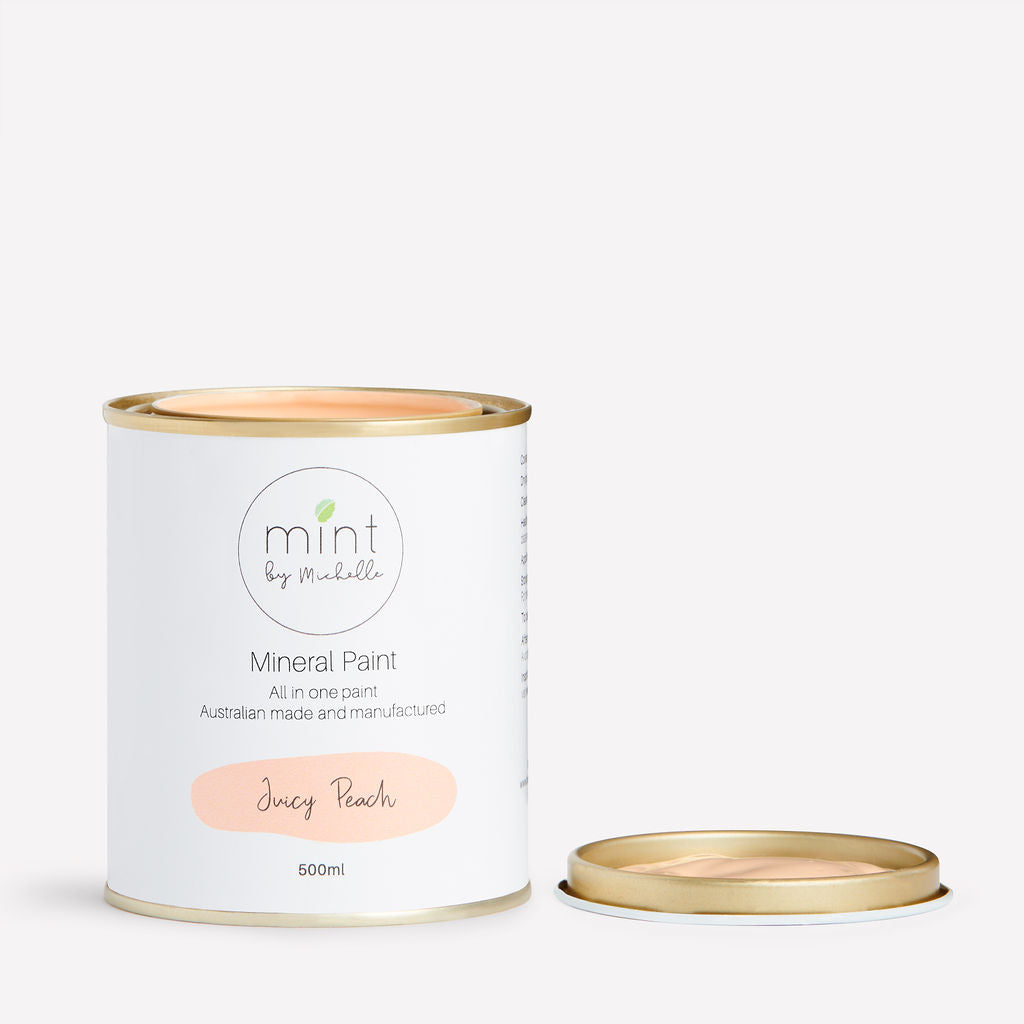 Juicy Peach - BRAND NEW RELEASE Mint Mineral Paint 120ml