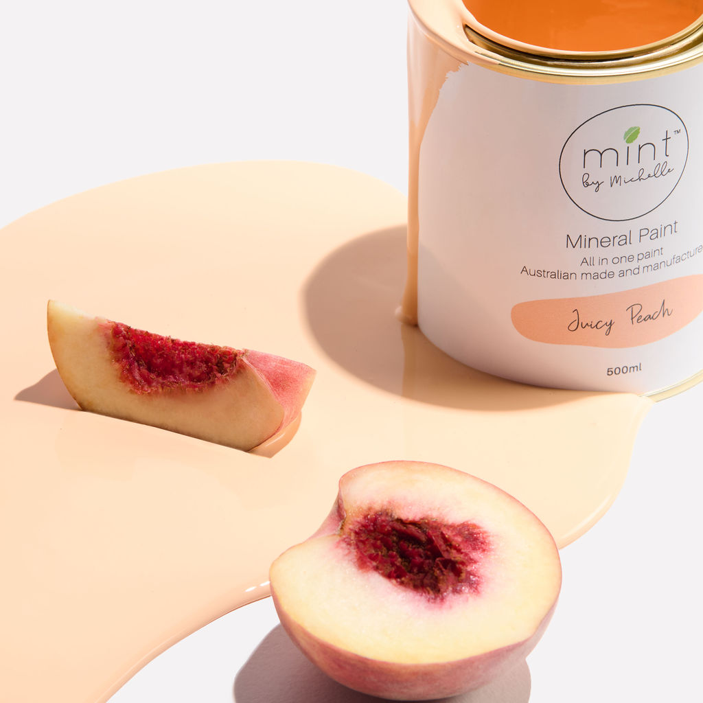 Juicy Peach - BRAND NEW RELEASE Mint Mineral Paint 120ml