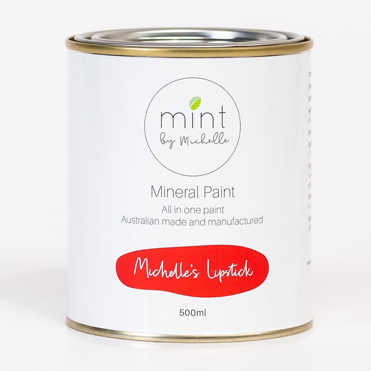 Michelle's Lipstick Mint Mineral Paint 120ml