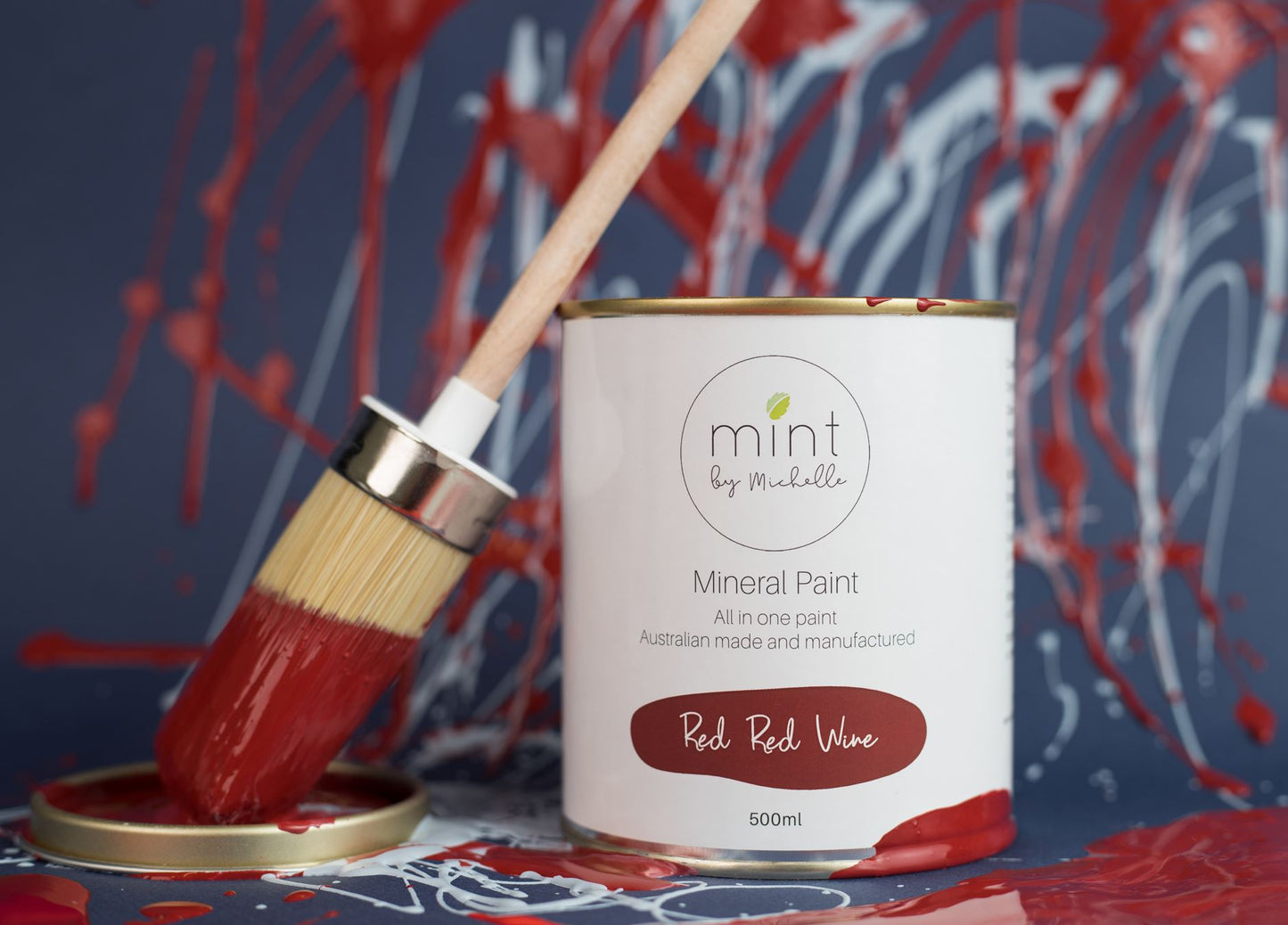 Red Red Wine Mint Mineral Paint 120ml