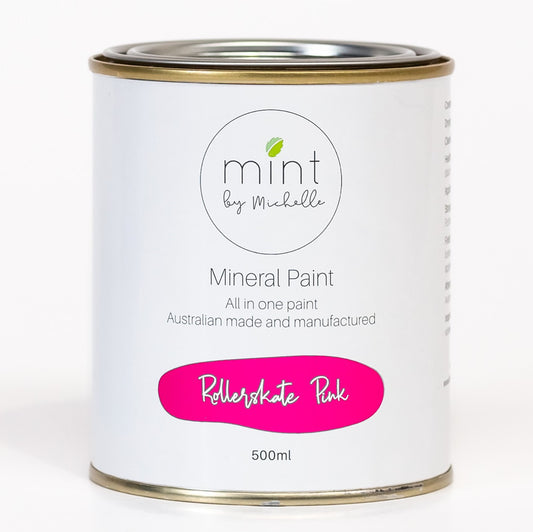 Rollerskate Pink Mint Mineral Paint 120ml