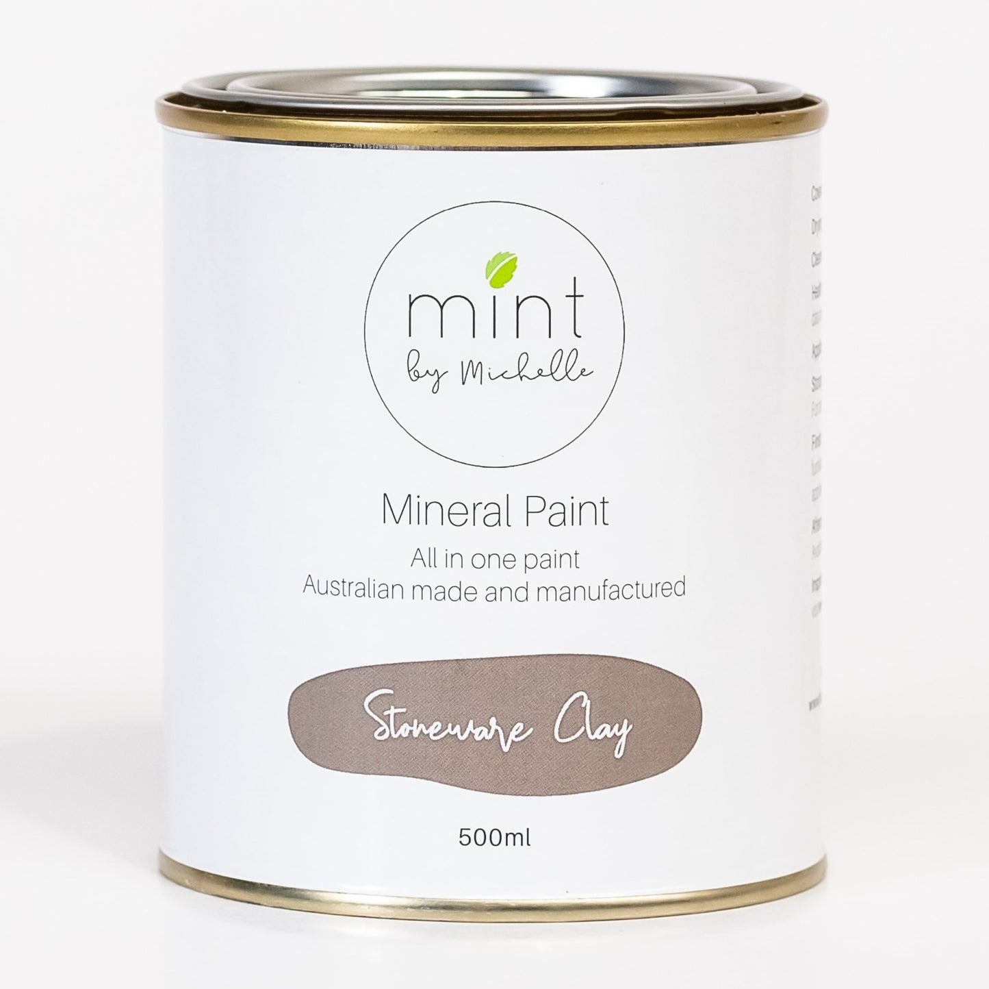 Stoneware Clay Mint Mineral Paint 500ml