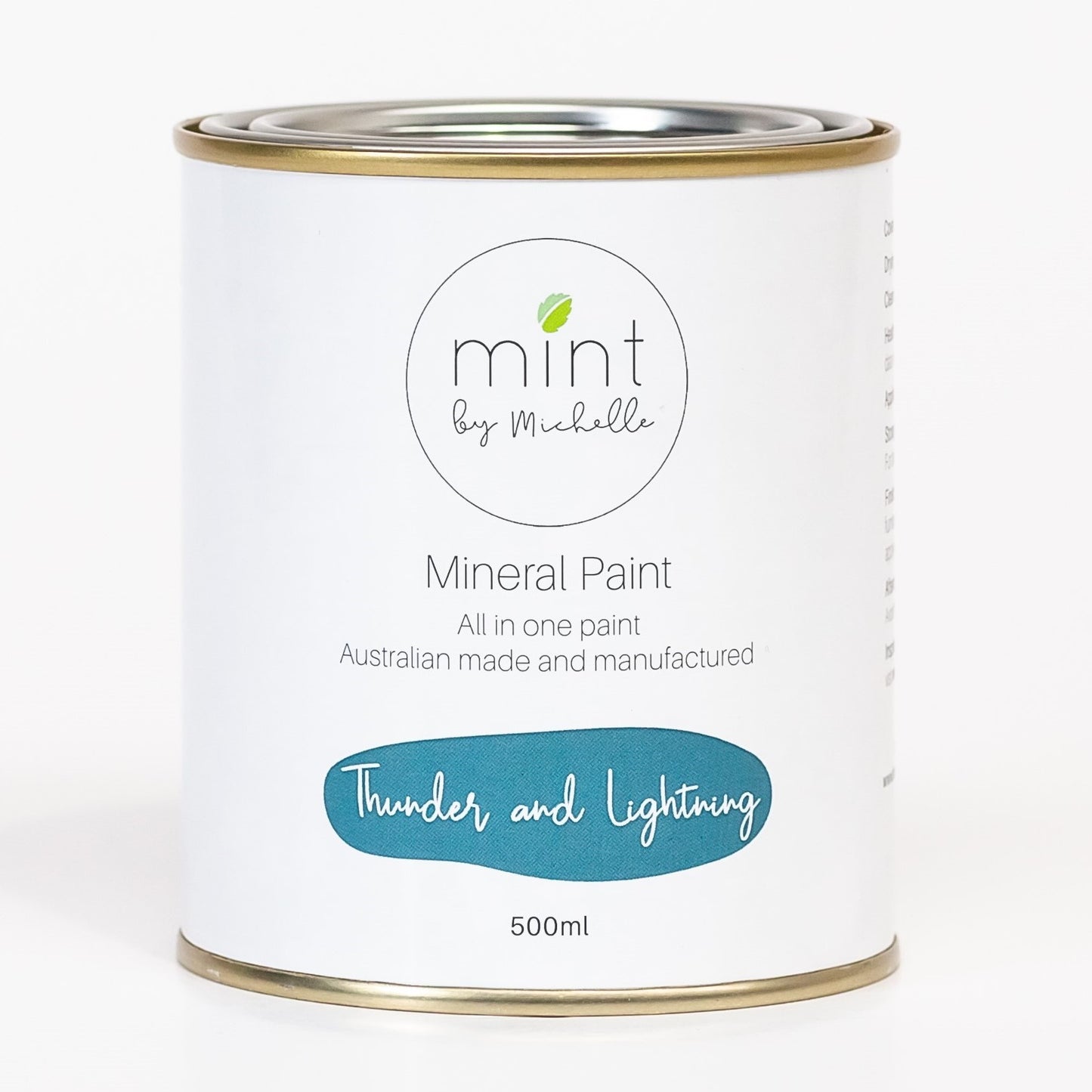 Thunder and Lightning Mint Mineral Paint 500ml