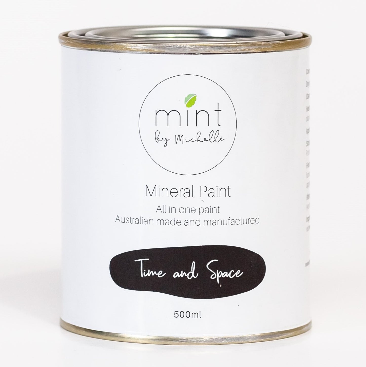 Time and Space Mint Mineral Paint 500ml