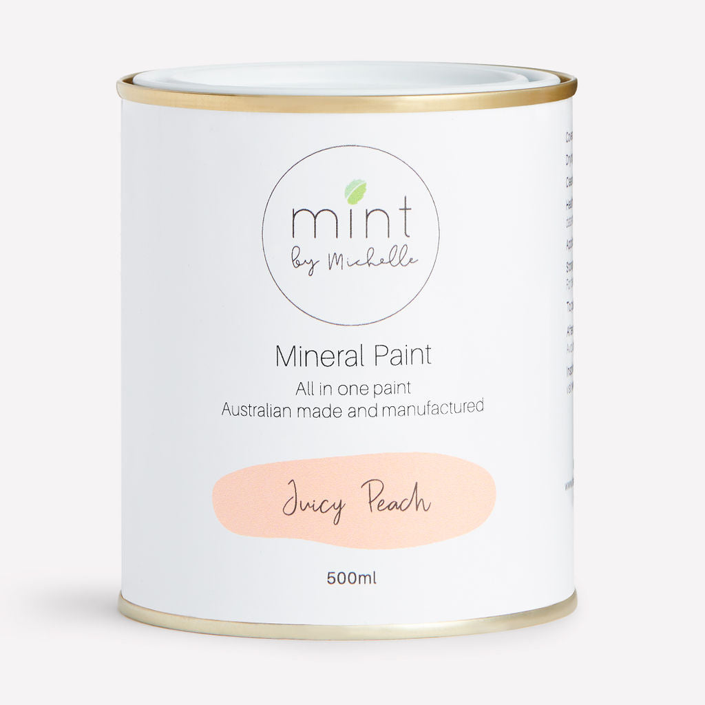 Juicy Peach - BRAND NEW RELEASE Mint Mineral Paint 500ml