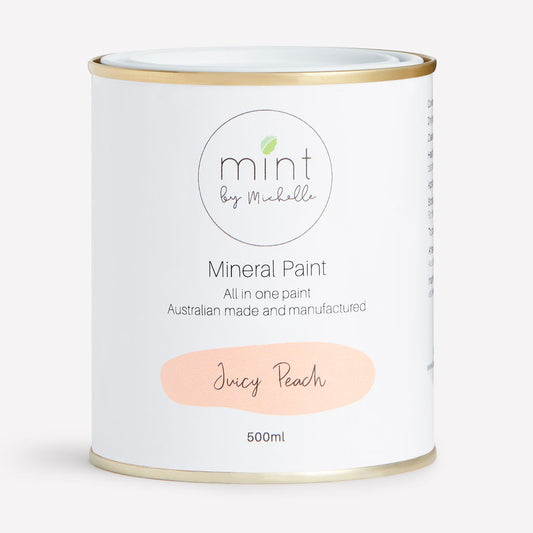 Juicy Peach - BRAND NEW RELEASE Mint Mineral Paint 120ml